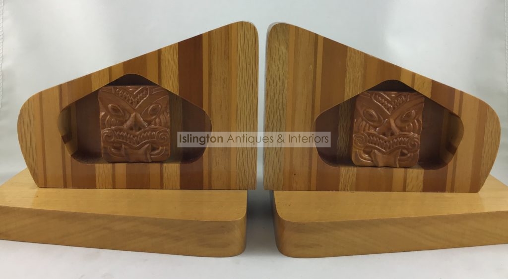 NEW ZEALAND Sovereign Maori Bookends Islington Antiques and Interiors