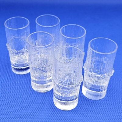 RETRO TAPIO WIRKKALA LIQUEUR GLASSES FINLAND