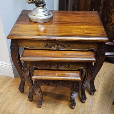 MAHOGANY NEST OF TABLES