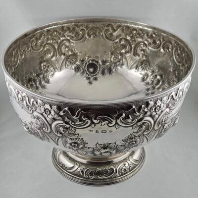 STERLING SILVER PUNCH BOWL