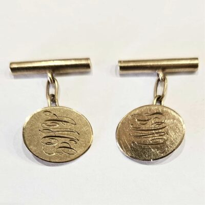 AUSTRALIAN 9ct GOLD APEX CUFFLINKS