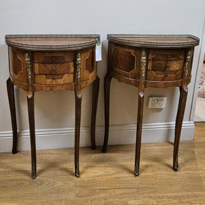 FRENCH BEDSIDE OR LAMP TABLES