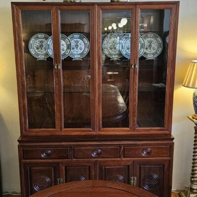 ASIAN ROSEWOOD SIDEBOARD DISPLAY CABINET