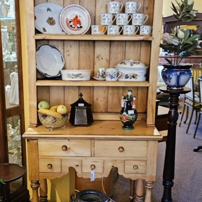 SMALL RUSTIC PINE KITCHEN DRESSER