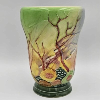 ROYAL DOULTON CORAL STRAND FISH VASE