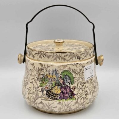 SADLER CRINOLINE LADY BISCUIT BARREL