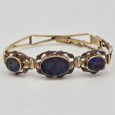 10ct AUSTRALIAN OPAL BRACELET