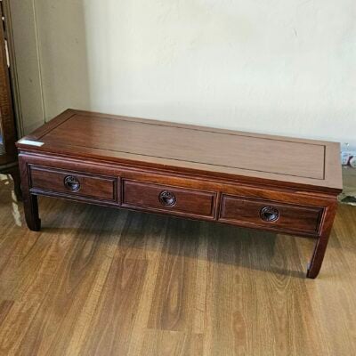 CHINESE ROSEWOOD COFFEE TABLE
