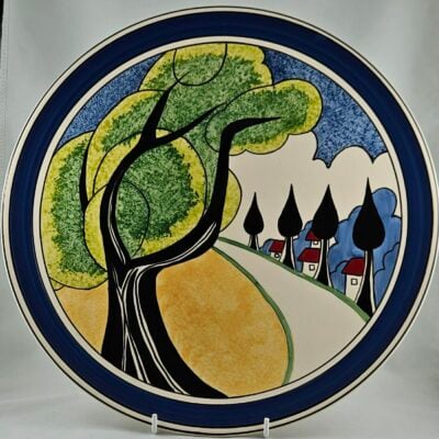 CLARICE CLIFF MAY AVENUE PLATE