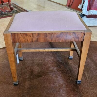 ART DECO DRESSING STOOL