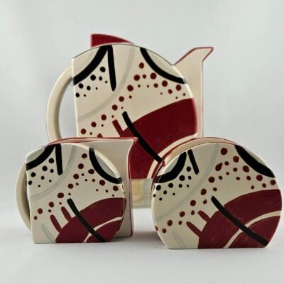 CLARICE CLIFF BIZARRE ART DECO TEASET