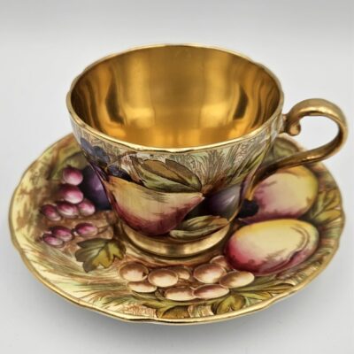 AYNSLEY ORCHARD FRUIT CUP & SAUCER