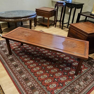 CHINESE ROSEWOOD COFFEE TABLE