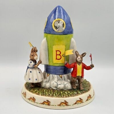 ROYAL DOULTON BUNNYKINS MONEY BOX SHOOTING FOR THE STARS