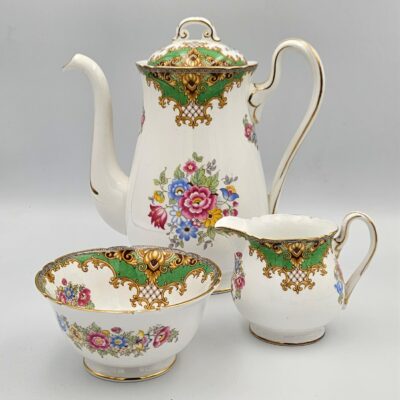 SHELLEY SHERATON COFFEE POT MILK SUGAR