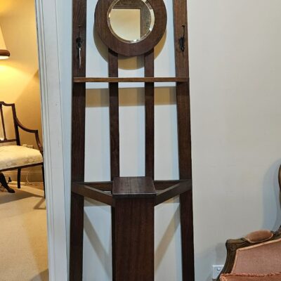 QUEENSLAND MAPLE ARTS & CRAFTS FEDERATION HALLSTAND