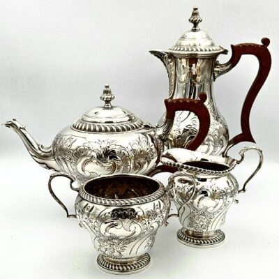 BARKER ELLIS EPNS 4 PIECE TEA COFFEE SERVICE