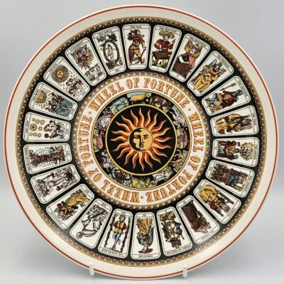 WEDGWOOD WHEEL OF FORTUNE TAROT CARD PLATE