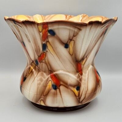 FALCONWARE BURMA PATTERN ART DECO VASE