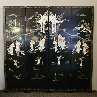 CHINESE 4 PANEL FOLDING SCREEN DIVIDER