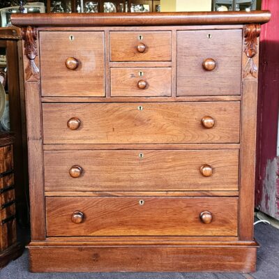 AUSTRALIAN CEDAR CHEST OF DRAWERS