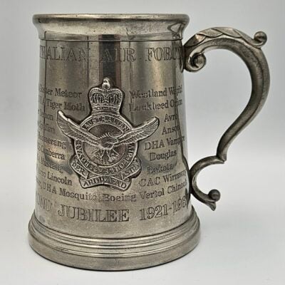 RAAF PEWTER TANKARD JUBILEE 1921 - 1981