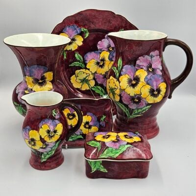 ROYAL DOULTON PANSY JUG D6402