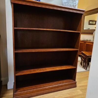 ITALIAN WALNUT BOOKSHELF BOOKCASE